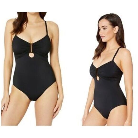 AMORESSA ECLIPSE NORTHERN CROSS SOFT CUP SWIMSUIT - Picture 3 of 11